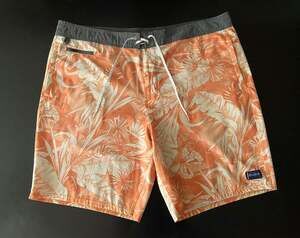 O'NEILL Orange/White/Gray Floral Boardshorts sz 40